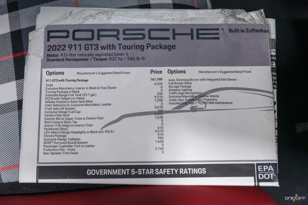 2022 Porsche 992 GT3 - Image 4 of 21