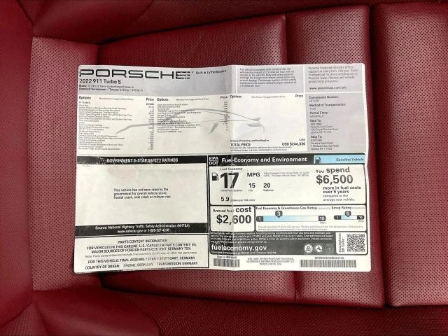 2022 Porsche 992 Turbo - Image 3 of 31