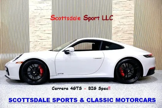 2022 Porsche CARRERA 4GTS CPE CHALK...8,990 Miles...Giant Option Spec!!