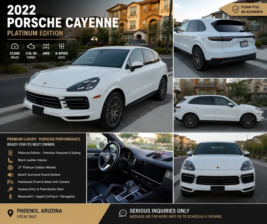 2022 Porsche 9Y0/9Y3 Cayenne - Image 2 of 9