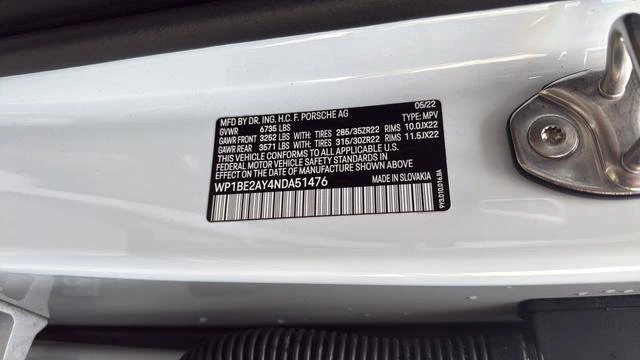 2022 Porsche 9Y0/9Y3 Cayenne - Image 29 of 31