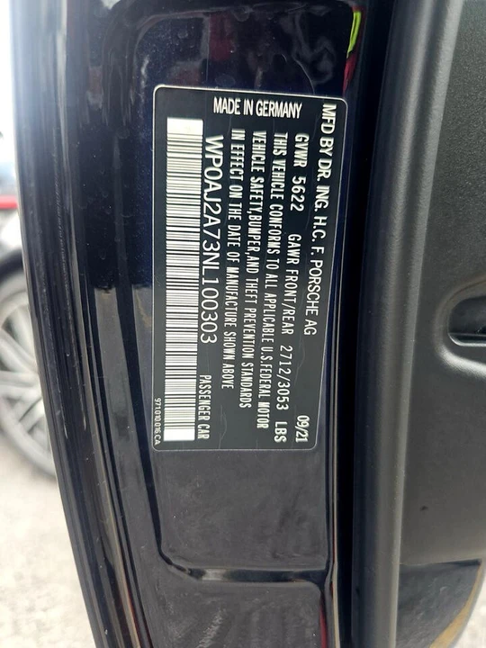 2022 Porsche 971 Panamera - Image 11 of 21