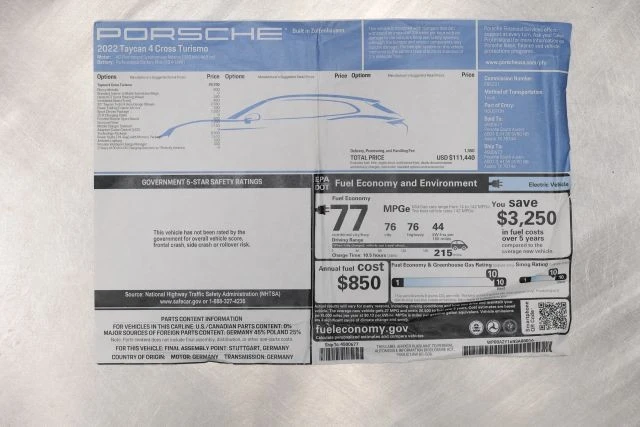 2022 Porsche Taycan 4 - Image 6 of 12