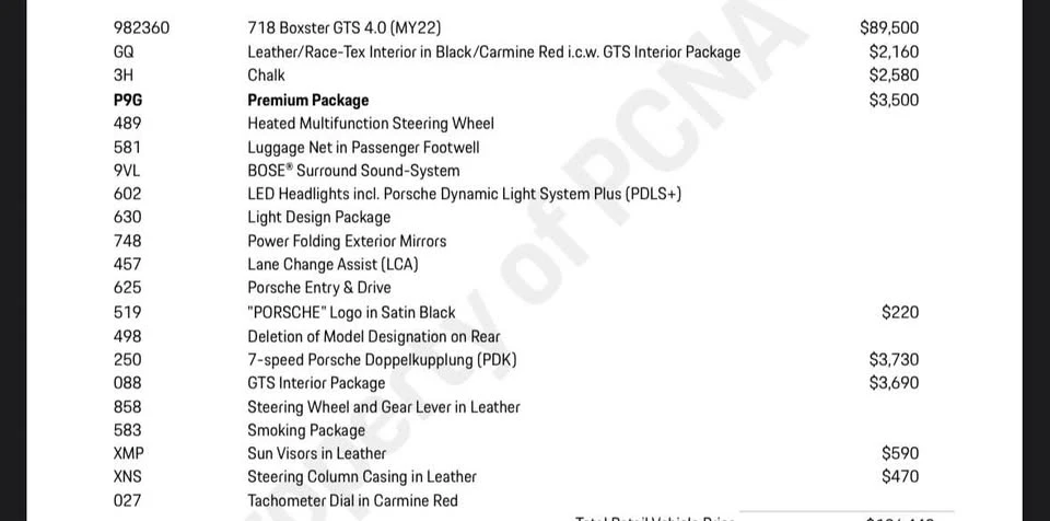 2022 Porsche 718 Boxster GTS 4.0 - Image 7 of 7
