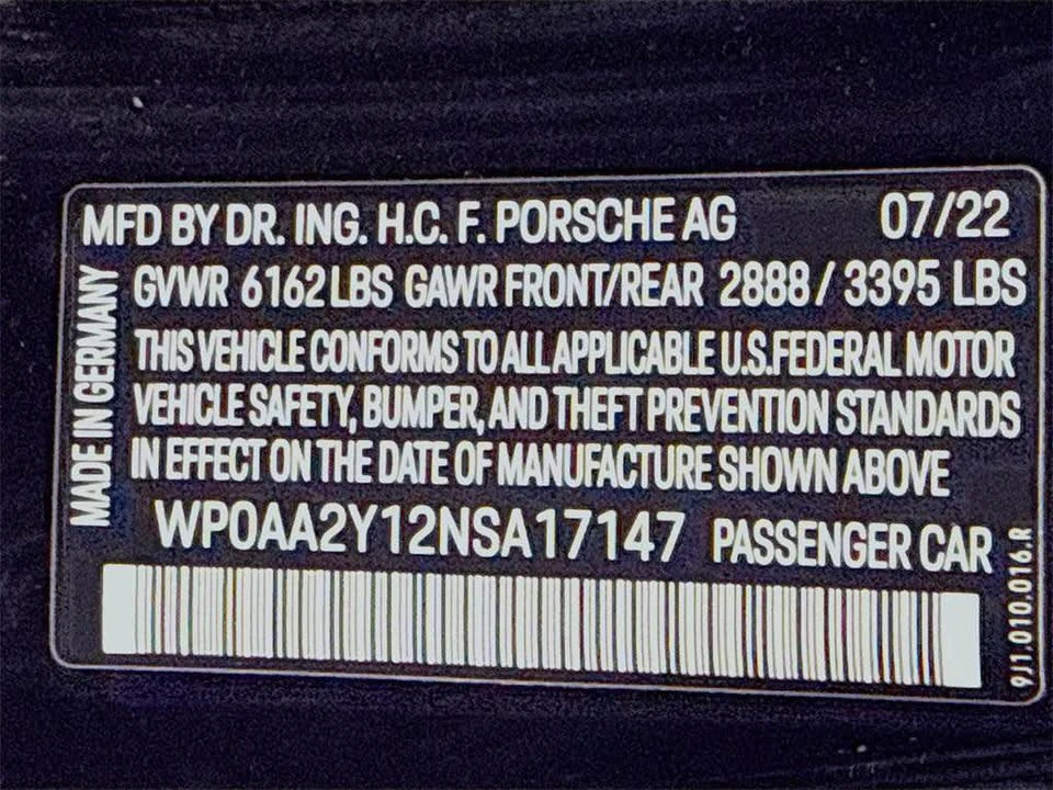 2022 Porsche Taycan - Image 11 of 11