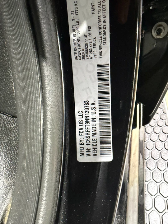 2022 Ram 1500 2nd Gen - Image 15 of 21