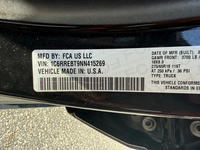 2022 Ram 1500 2nd Gen - Image 31 of 31