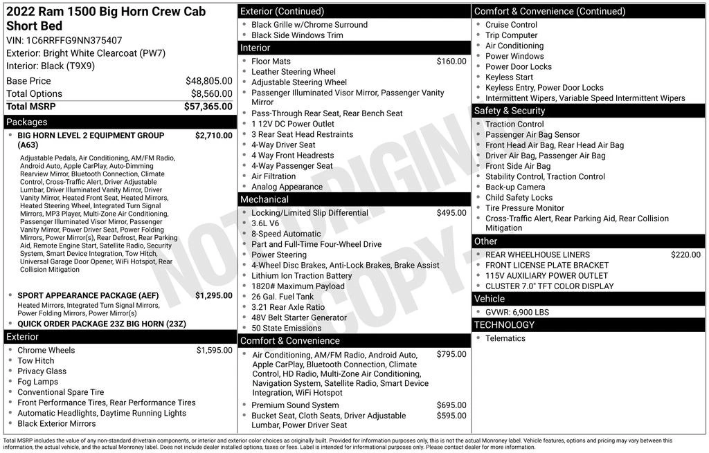2022 Ram 1500 2nd Gen - Image 6 of 12
