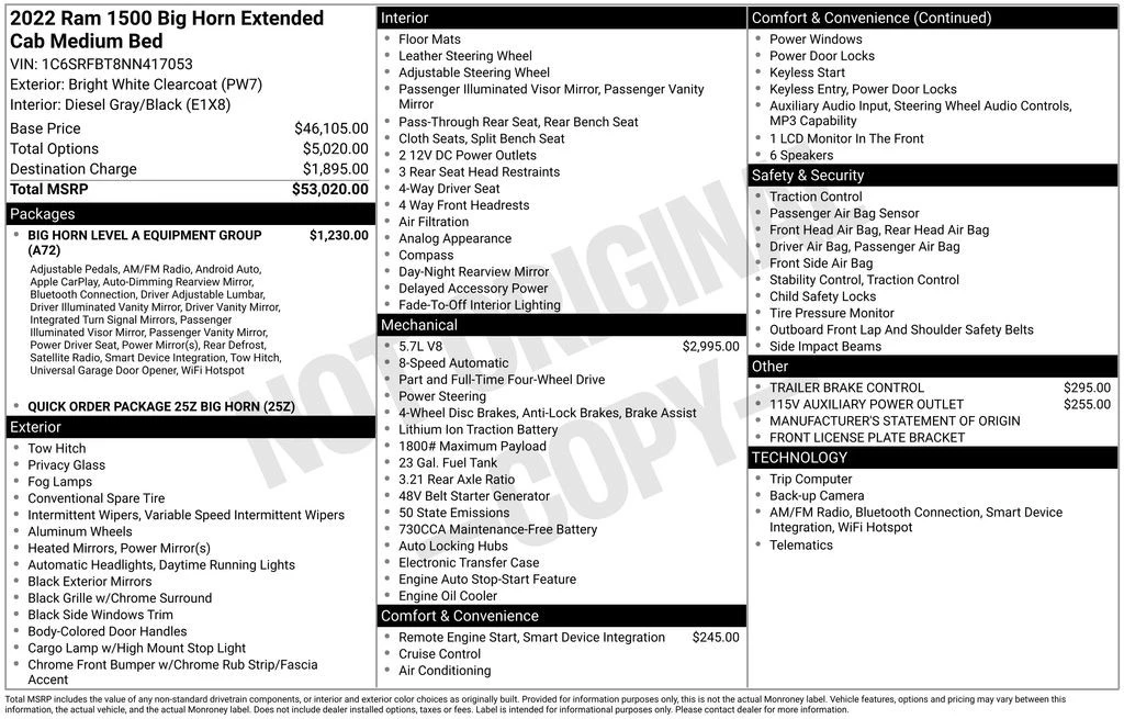 2022 Ram 1500 2nd Gen - Image 4 of 12