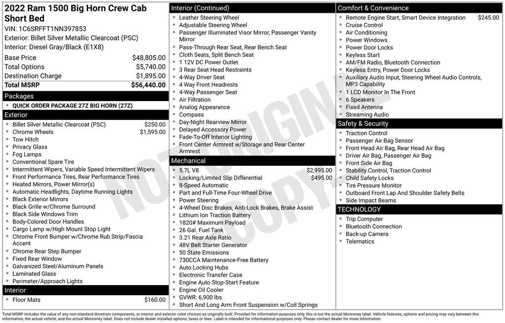 2022 Ram 1500 2nd Gen - Image 6 of 12