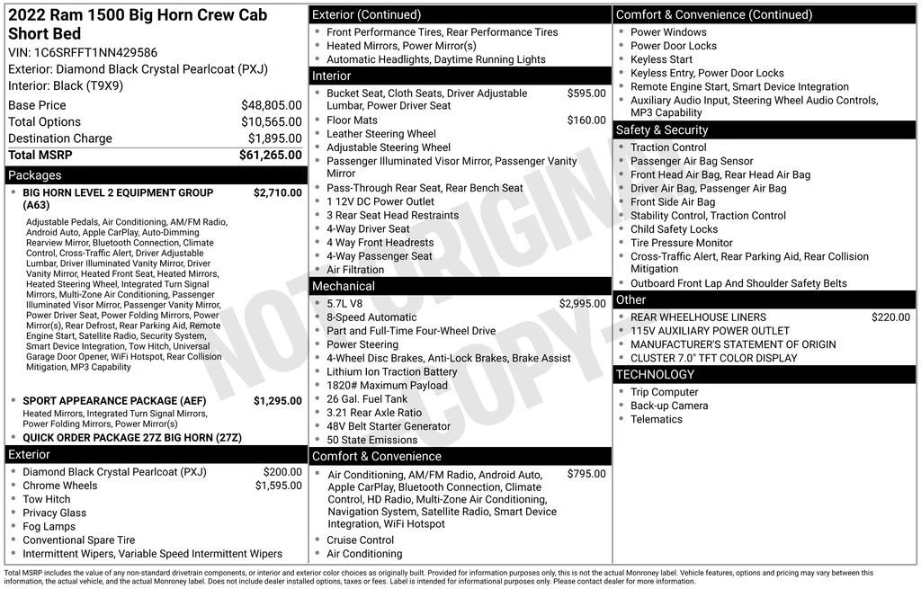 2022 Ram 1500 2nd Gen - Image 6 of 12