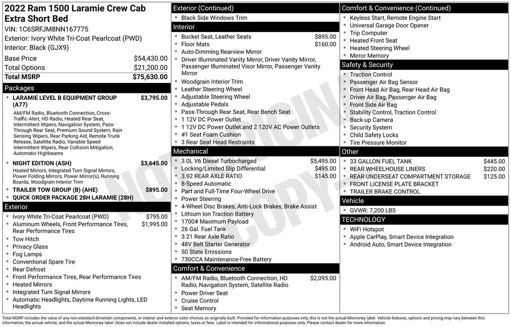 2022 Ram 1500 2nd Gen - Image 2 of 2