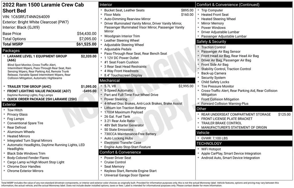 2022 Ram 1500 2nd Gen - Image 6 of 12
