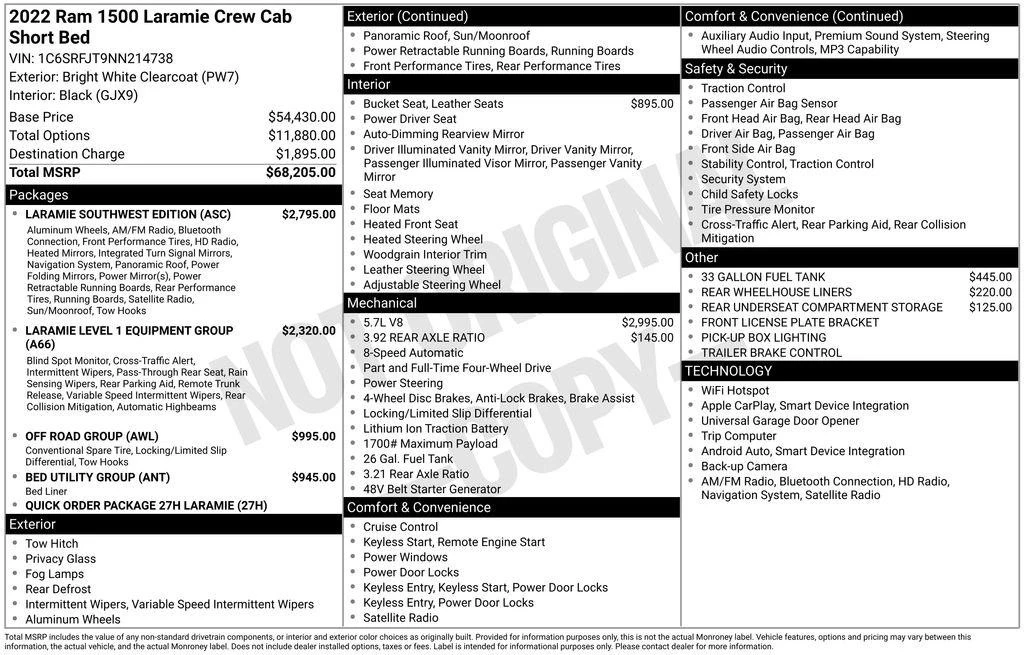 2022 Ram 1500 2nd Gen - Image 2 of 31