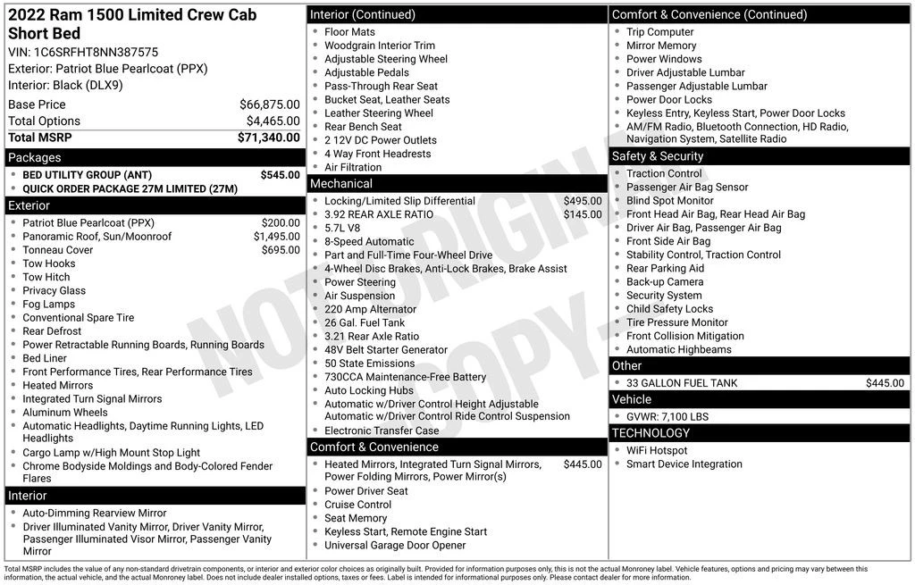 2022 Ram 1500 2nd Gen - Image 6 of 12