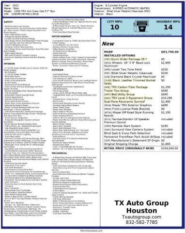 2022 Ram 1500 TRX 1st Gen - Image 3 of 31