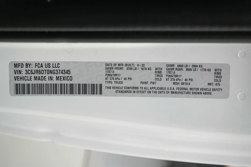 2022 Ram 1500 2nd Gen - Image 23 of 23