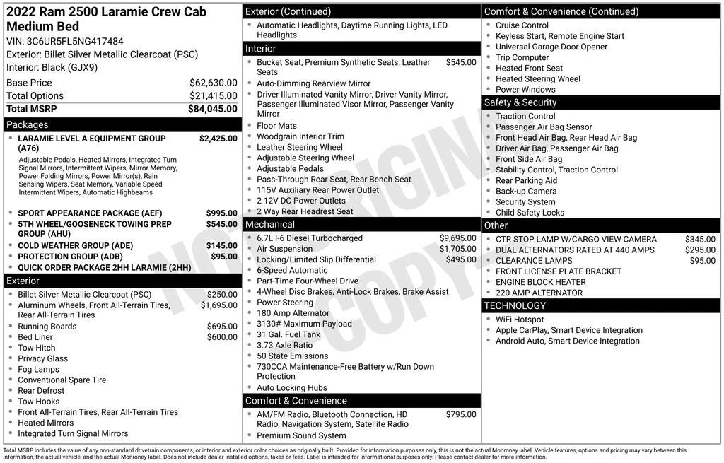 2022 Ram 2500 - Image 4 of 12