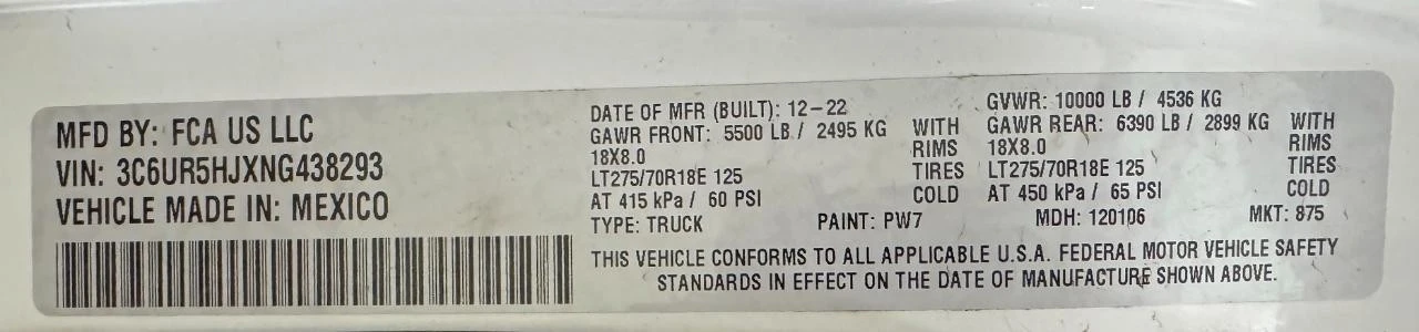 2022 Ram 2500 - Image 21 of 21