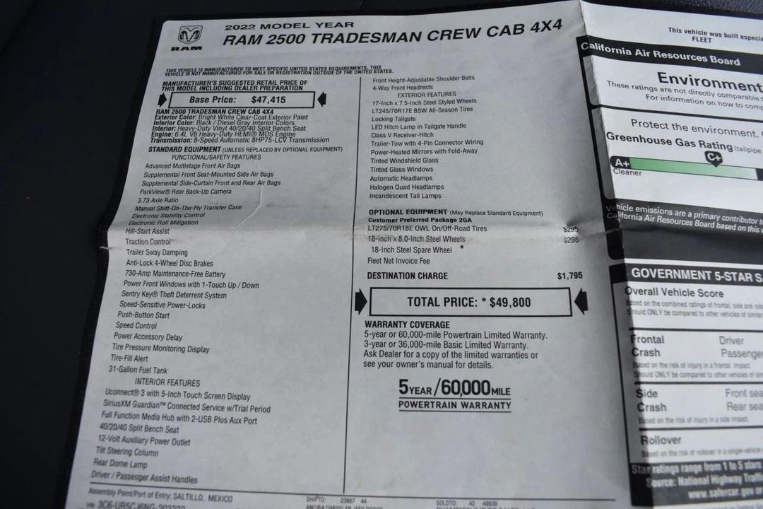 2022 Ram 2500 - Image 18 of 22