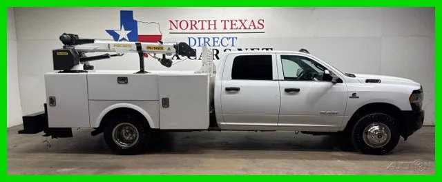 2022 Ram 3500 Palfinger 4000lb Crane Diesel 4x4 Dually Service B