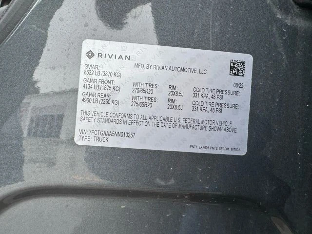 2022 Rivian R1T - Image 6 of 8