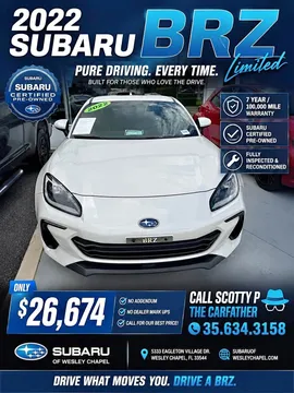 2022 Subaru BRZ Limited Coupe 2D