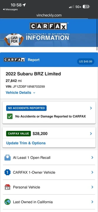 2022 Subaru BRZ 2nd Gen - Image 11 of 11