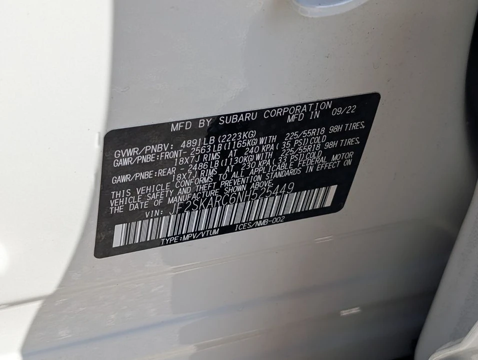 2022 Subaru Forester 5th Gen - Image 21 of 21