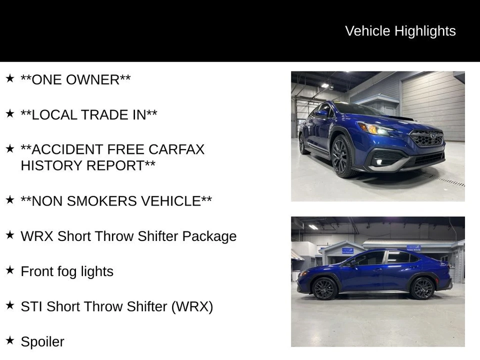 2022 Subaru Impreza WRX 5th Gen - Image 13 of 31