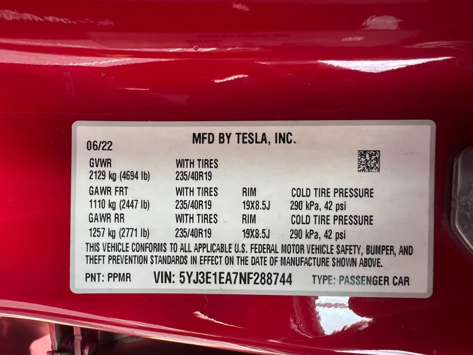 2022 Tesla Model 3 - Image 19 of 31