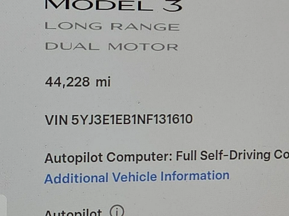 2022 Tesla Model 3 - Image 5 of 5