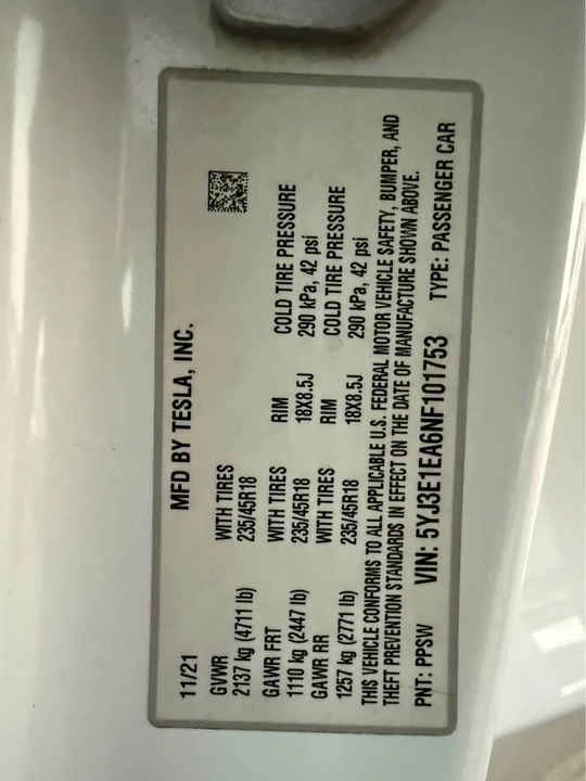 2022 Tesla Model 3 - Image 16 of 16