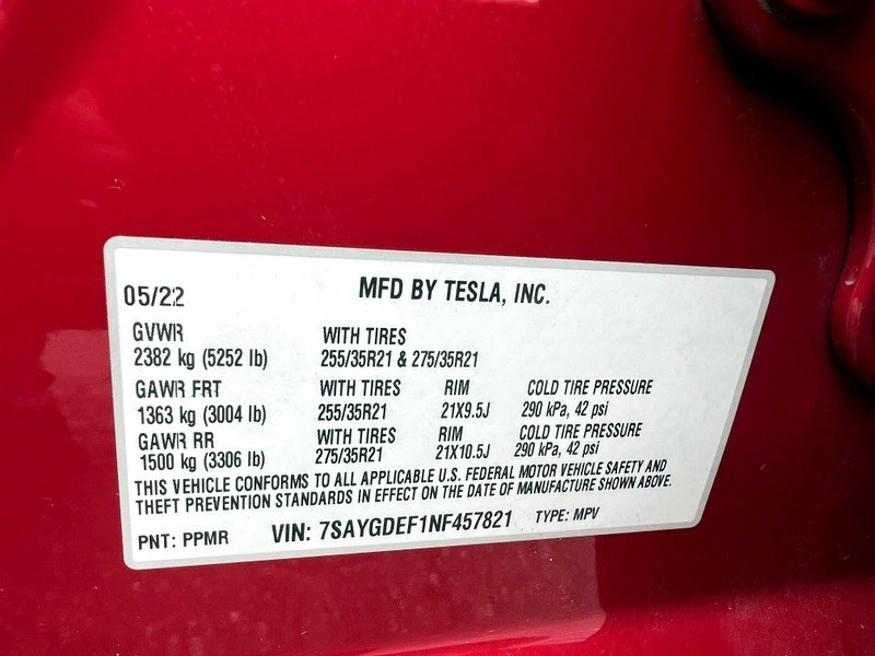 2022 Tesla Model S - Image 16 of 21