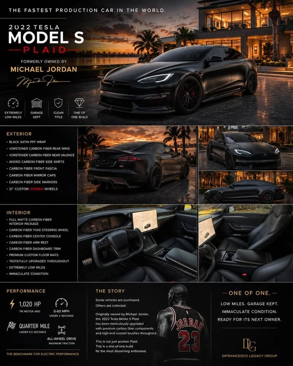 2022 Tesla Model S Plaid - Image 6 of 11