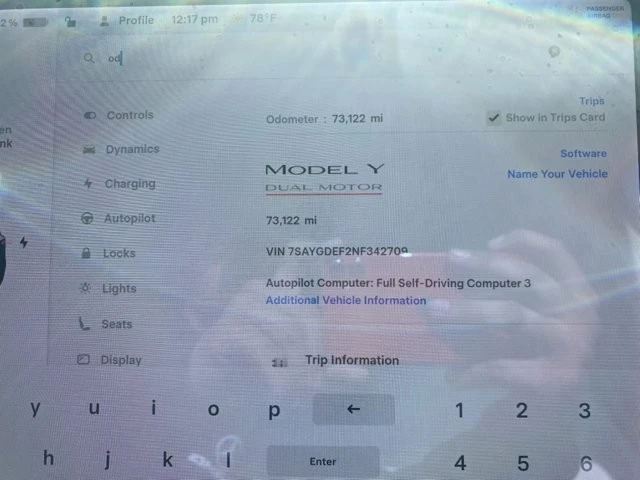 2022 Tesla Model Y Performance - Image 11 of 12