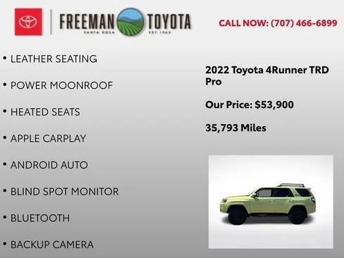 2022 Toyota 4Runner 5th Gen - Image 10 of 14