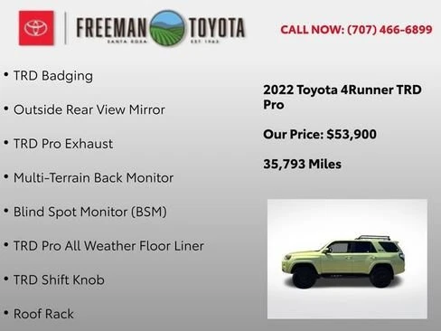 2022 Toyota 4Runner 5th Gen - Image 13 of 14