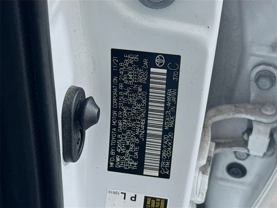 2022 Toyota Corolla 12th Gen - Image 14 of 14