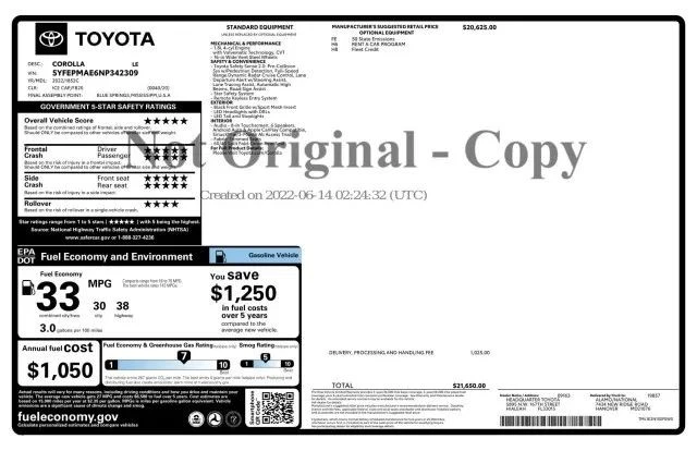2022 Toyota Corolla 12th Gen - Image 9 of 12