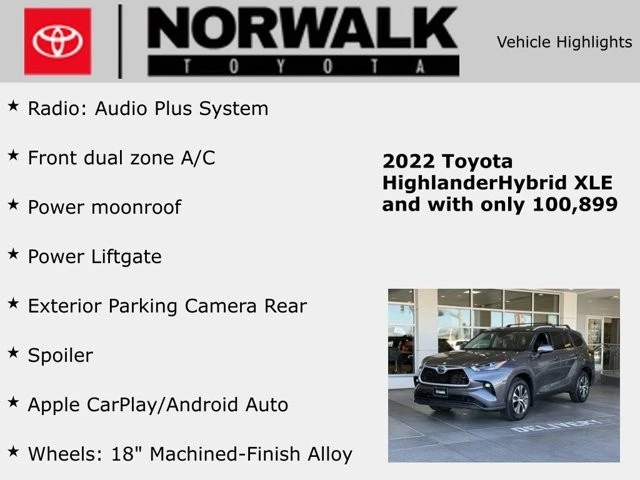 2022 Toyota Highlander - Image 10 of 21