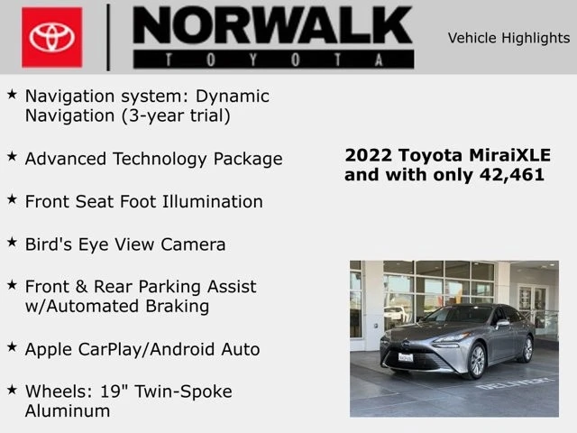 2022 Toyota Mirai - Image 10 of 21