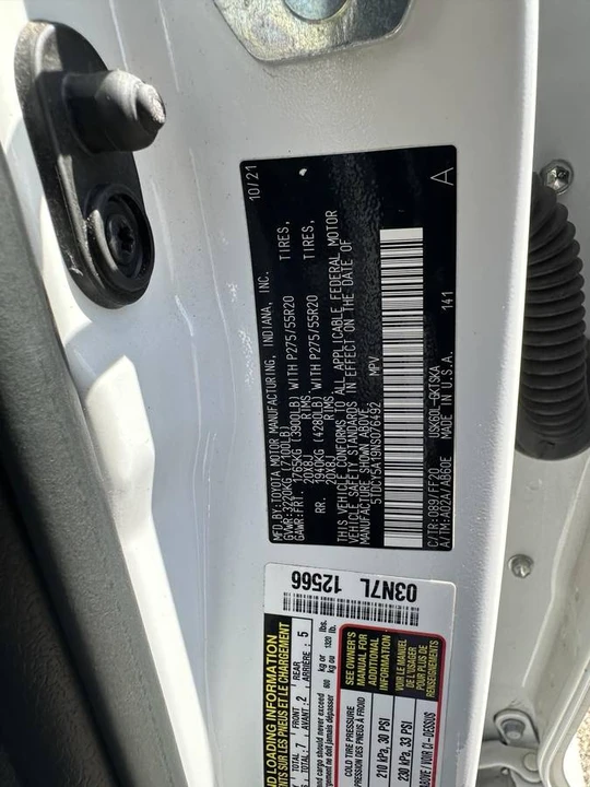 2022 Toyota Sequoia 2nd Gen - Image 18 of 24