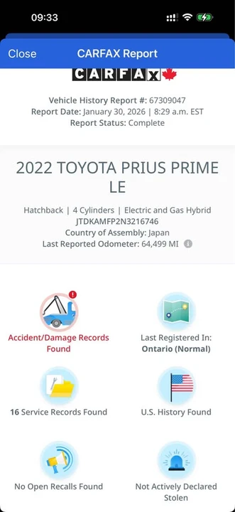 2022 Toyota Prius 5th Gen - Image 14 of 18