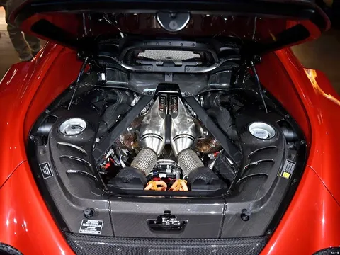 Parts & Memorabilia Ferrari 296 GTB OE Style Dry Carbon Fiber Engine Bay Panel Replacement Kits