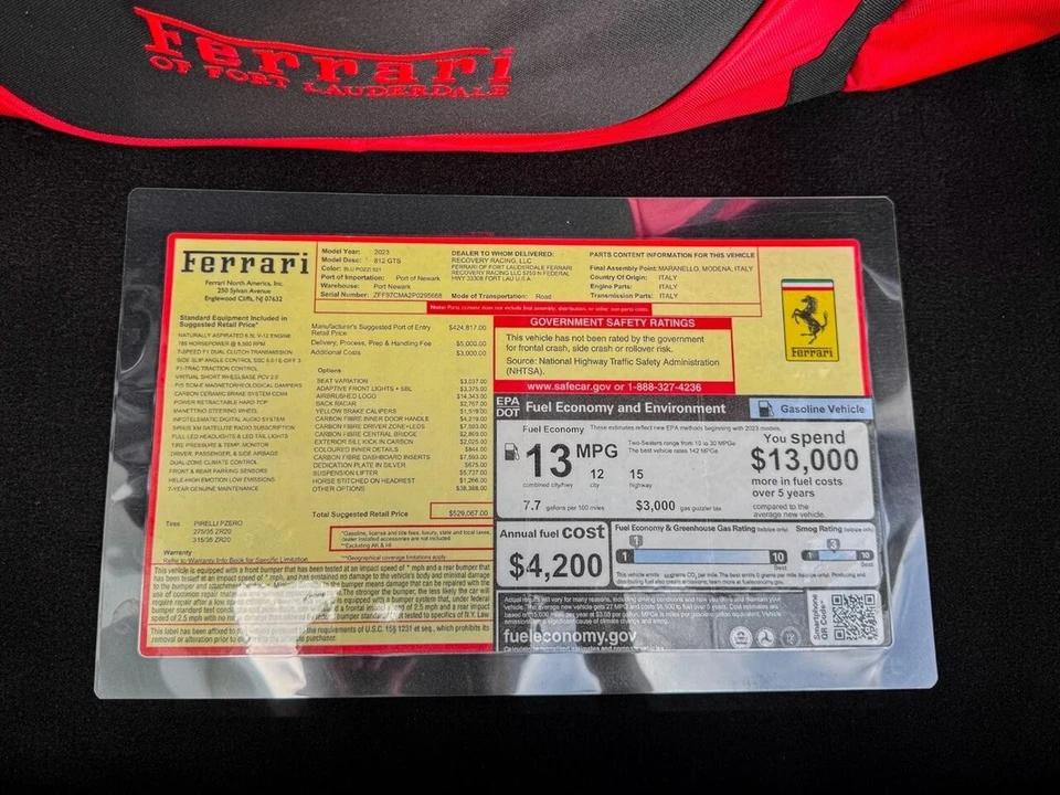 2023 Ferrari 812 GTS - Image 3 of 4