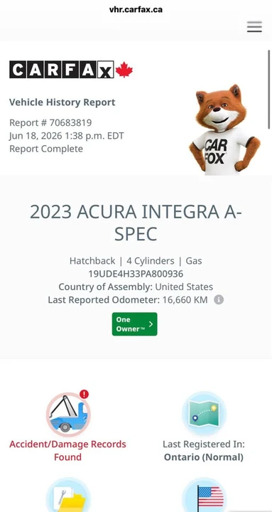 2023 Acura Integra 5th Gen - Image 14 of 15