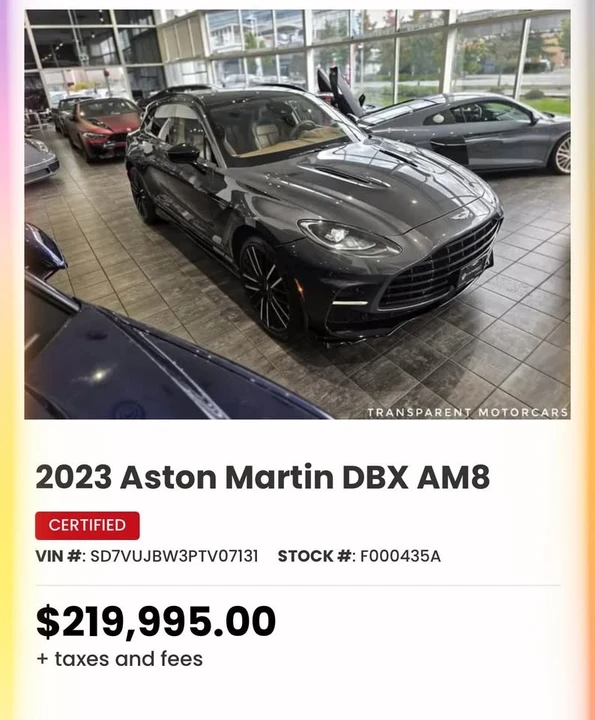 2023 Aston Martin DBX - Image 5 of 5