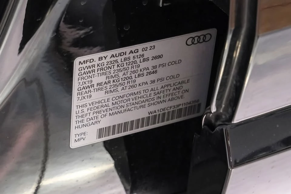 2023 Audi F3 Q3 - Image 20 of 20