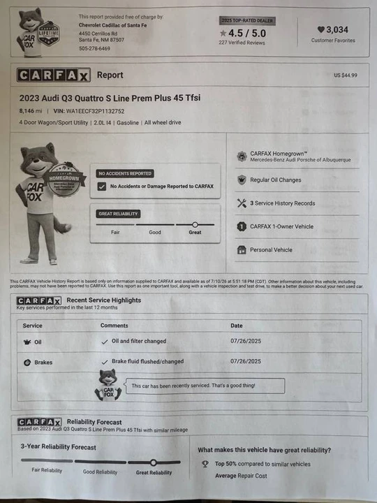 2023 Audi F3 Q3 - Image 20 of 24